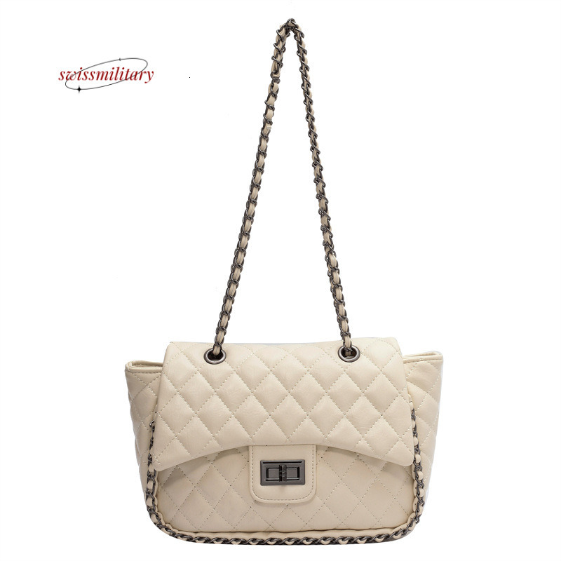 Swissmilitary Large capacity shoulder is popular this year, with high-end texture and fashionable diamond grid underarm bag. Tongqin crossbody bag #42
