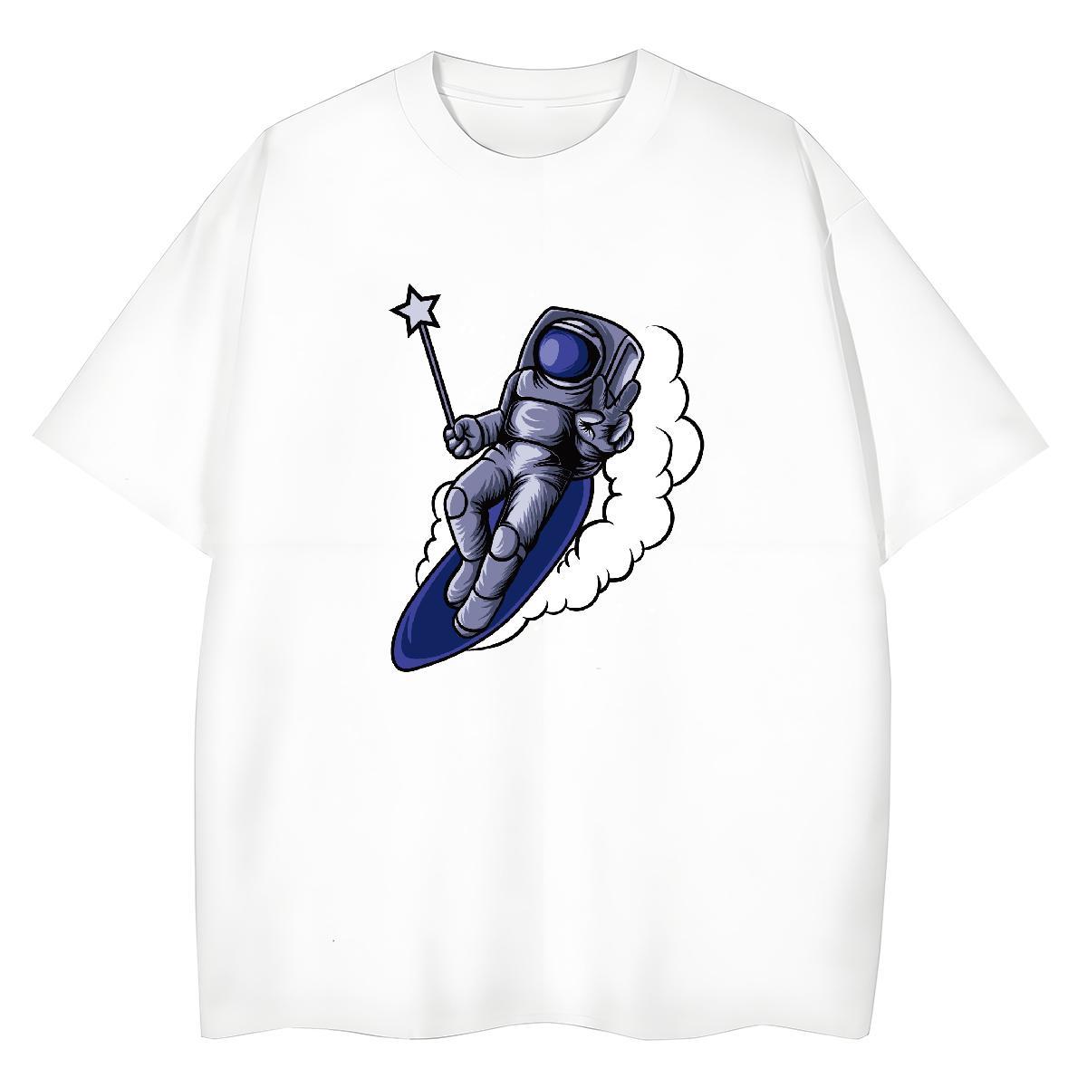 Designer Nice Lady T shirt 100% Cotton 230g universe Sports Street Wear Woman T Shirts Comfortable Anime Print Tee Shirt