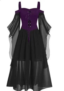 Halloween costume female roleplaying horror largesized witch adult fantasy stage performance selling 240823