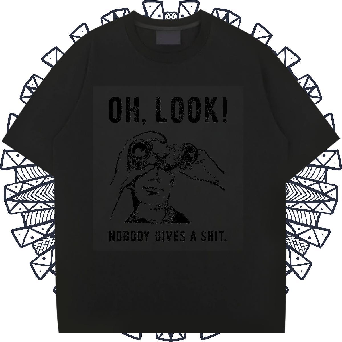 Soft Lady T shirt 230g 100% Cotton letter Daily Wear T Shirt For Woman Round Neck Short Sleeve DIY Anime Printed Clothes