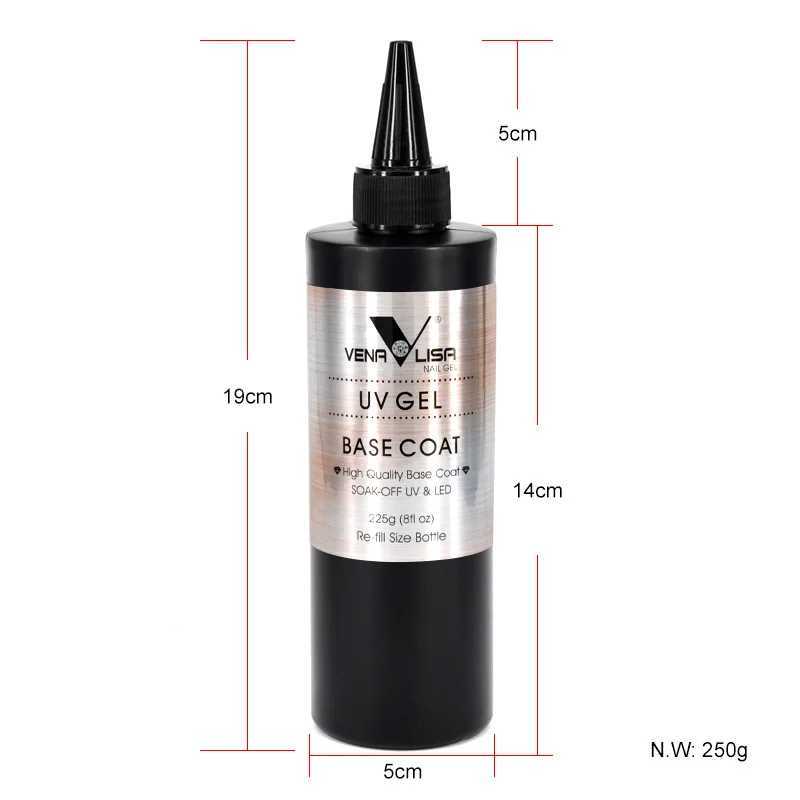 Venalisa brand 225g super quality filled gel nail art Soak Off UV/LED scratch free top coat primer tack free top coat W240824