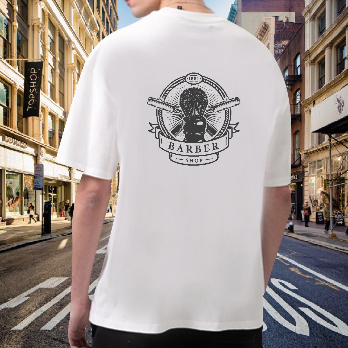 Designer T-Shirts 230g Pure Cotton tool Anime Printing Street Plus Size Cartoon Crew Neck Breathable Tshirts 2024 Tops