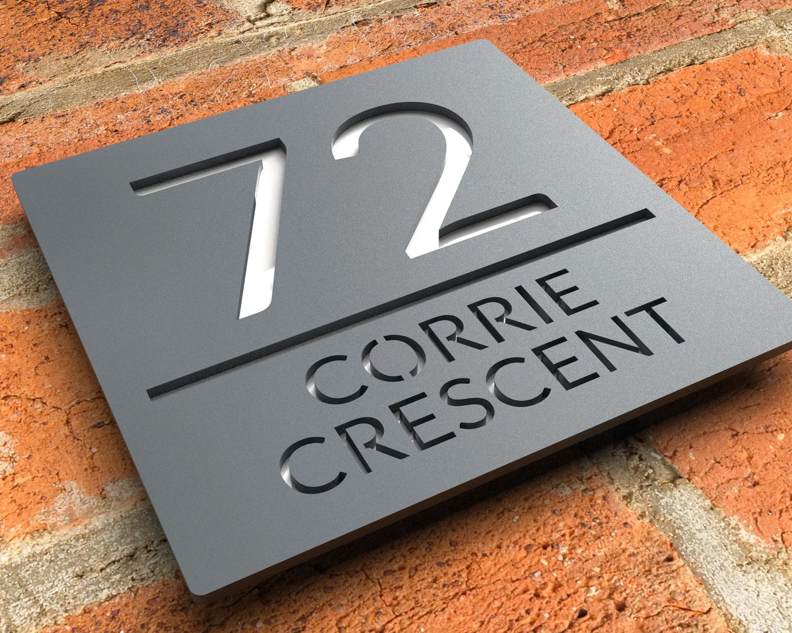 Personalized Custom Acrylic Modern House Numbers Sign Door Address Street 3D Letter Number Plaques Outdoor Name Home Decor Plate 240823