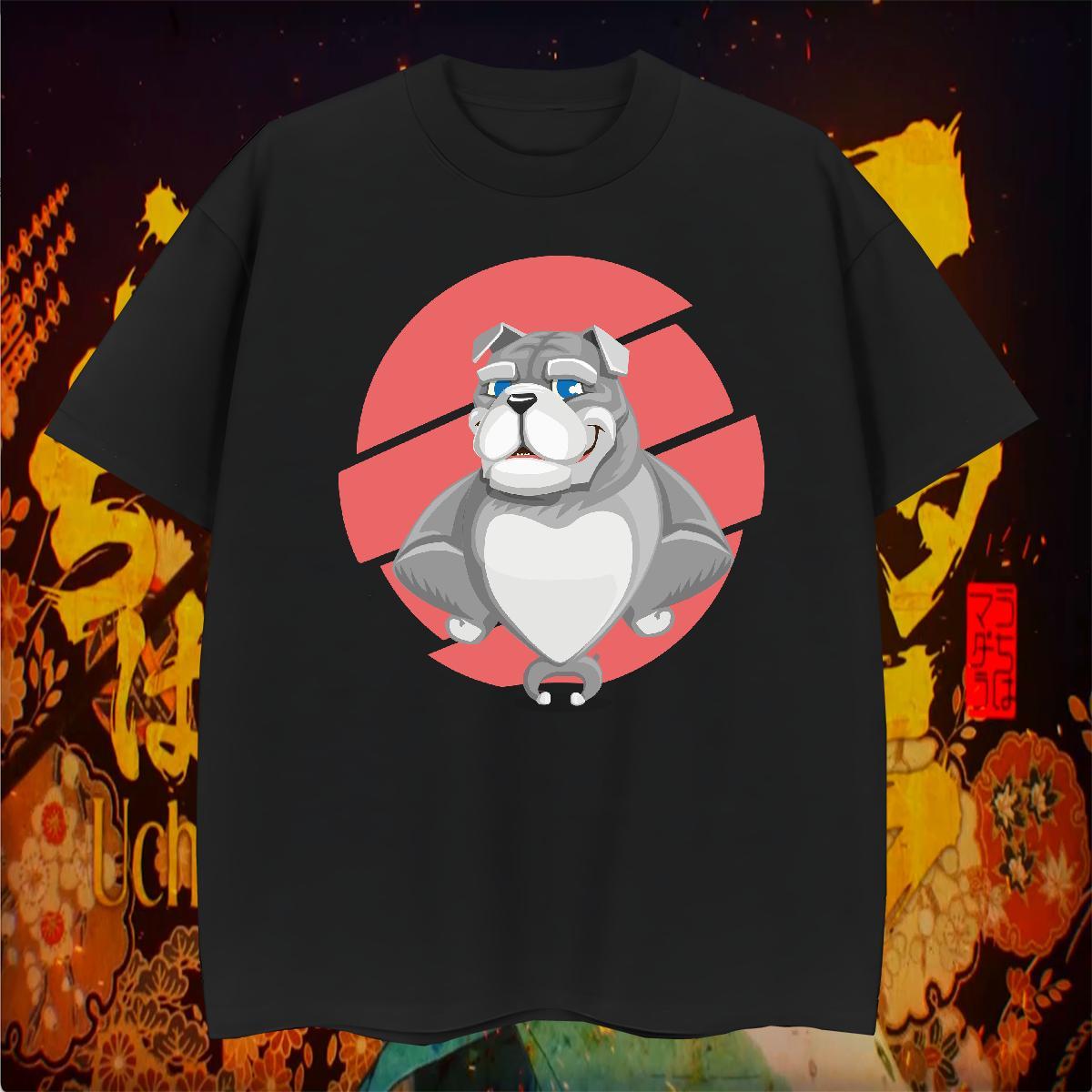 Fashion Designer Tshirt for Man Woman Dog Casual Beach 100% Cotton 230g Tee Shirt Breathable Short Sleeve Cool Design T Shirts Men Custom Anime