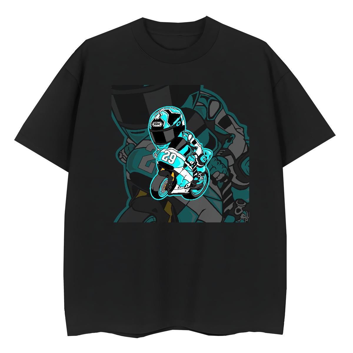 Designer T Shirts Men 230g Cotton portrait Hip Hop Custom Cartoon Breathable Crew Neck Couples T Shirts 2024 New Top Tees
