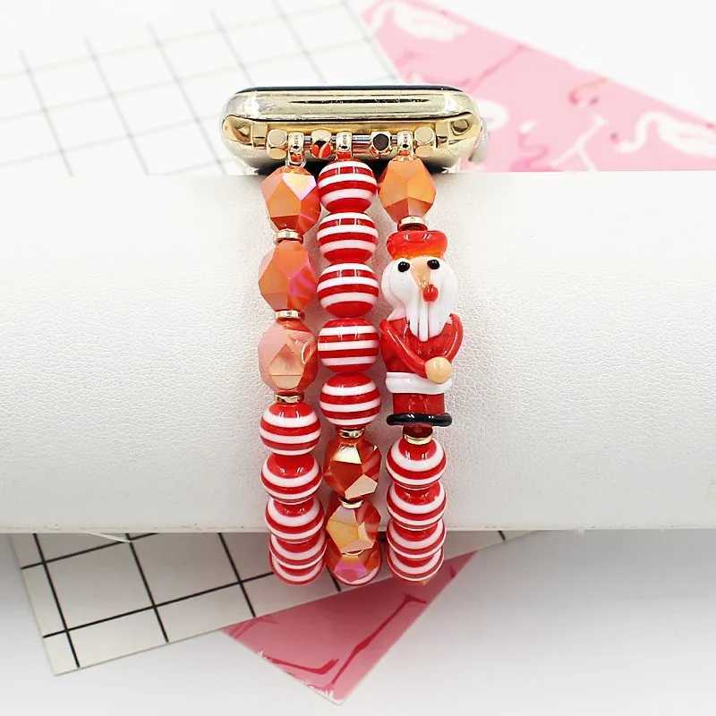 Christmas strap for iwatch ultra 49mm Series 8 7 41mm 45mm 38/42mm luxury Jewelry Bracelet iwatch band 6 SE 5 4 3 40mm 44mm Z240824