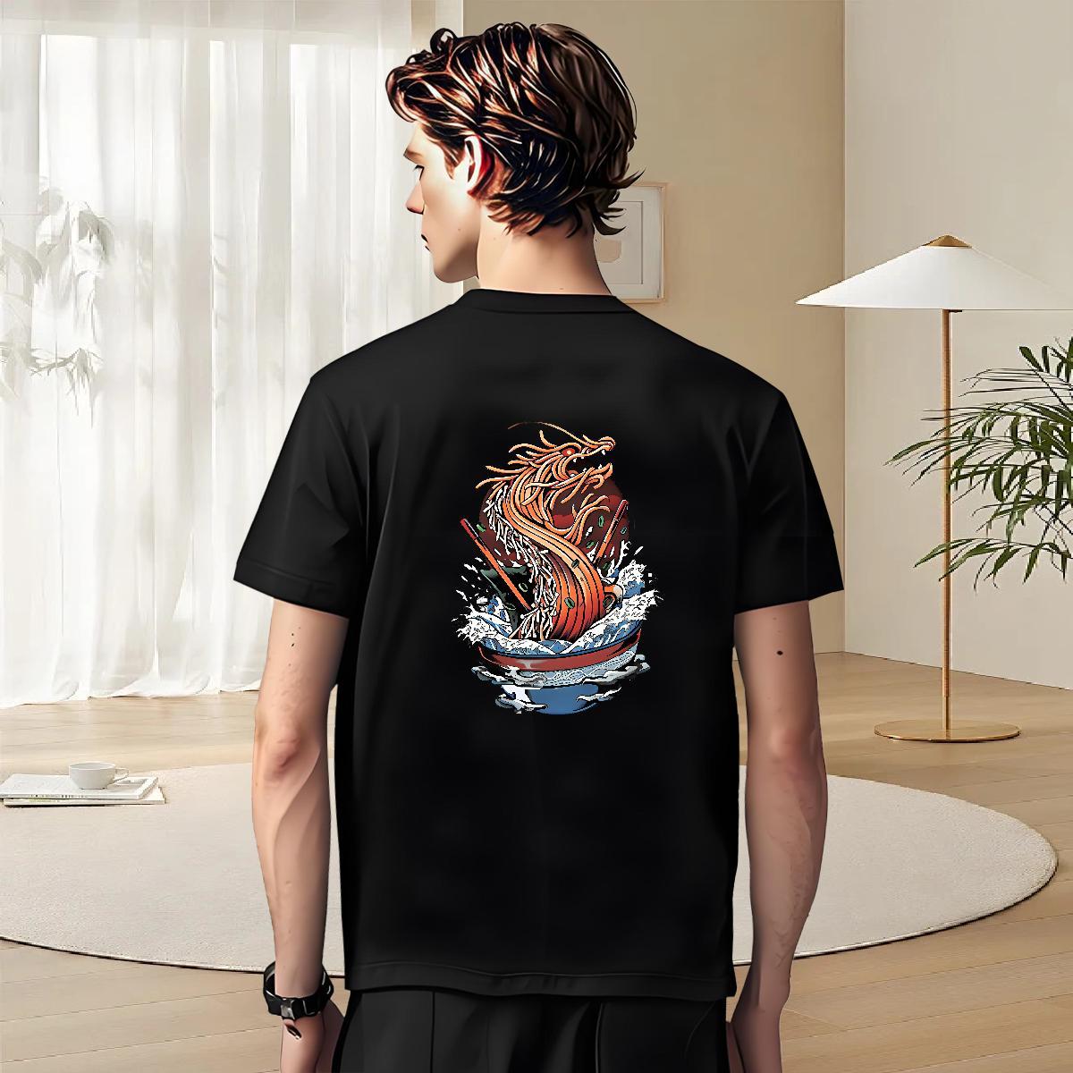 Wholesale Mens T Shirts 230g Cotton skull Casual Beach Custom Big Size Short Sleeve Soft Men Tshirts Classic Clothes
