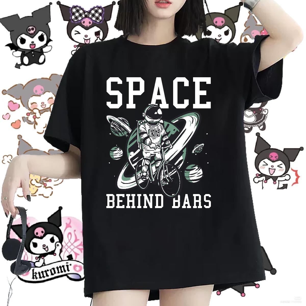 Designer Nice Tshirt for Man Woman 100% Cotton 230g cosmonaut Street Wear T Shirts Women Breathable Anime Print Top Shirts