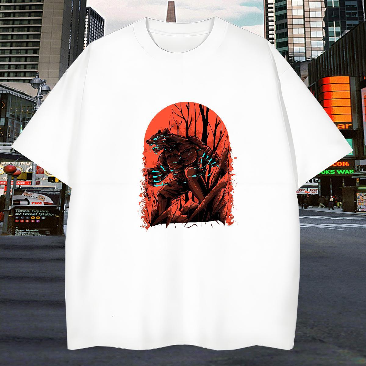 Soft T Shirt For Man 230g 100% Cotton skull Street Casual DIY Crew Neck Breathable Couples T Shirts 2024 Designer Tshirts