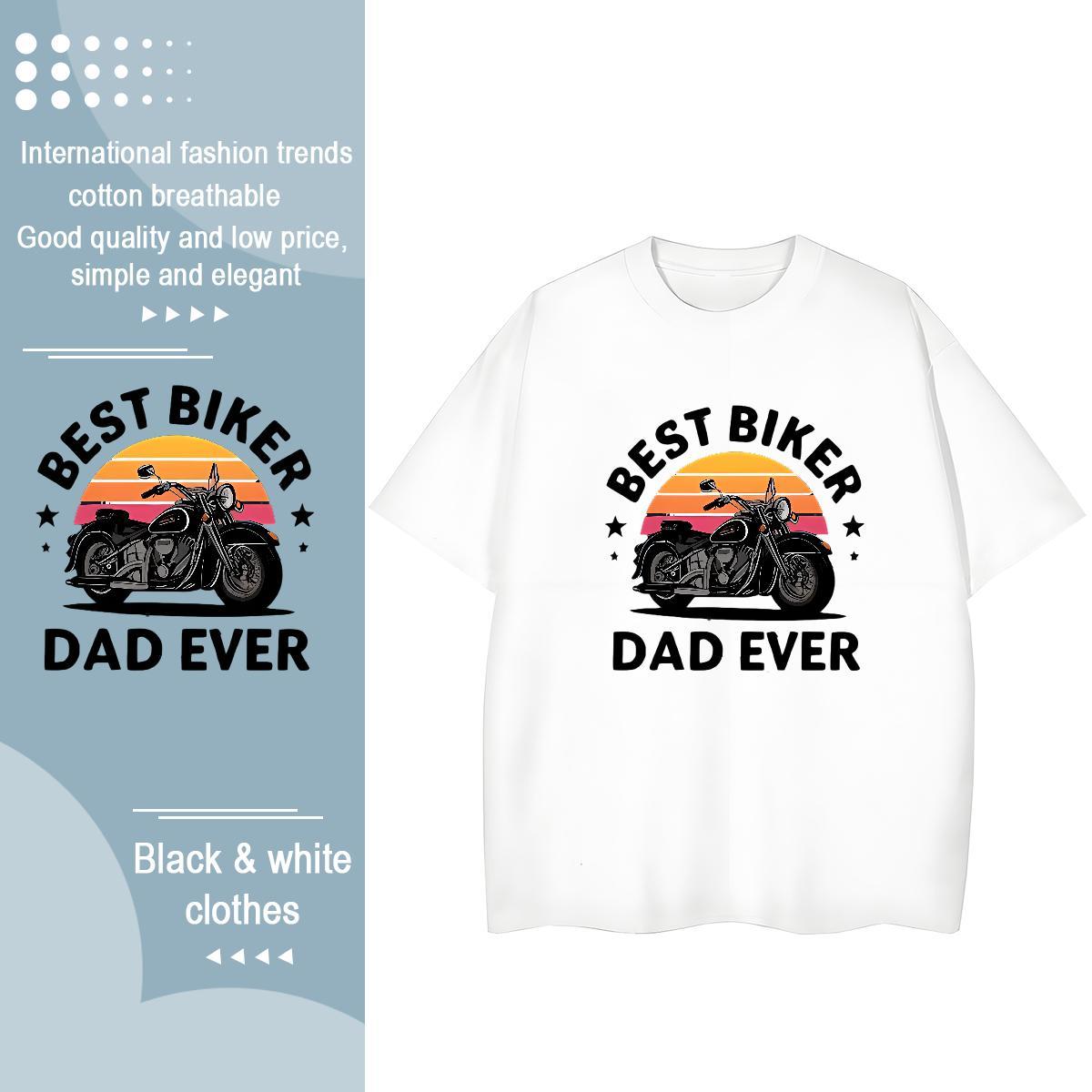 Cool Mens T Shirts 230g 100% Cotton Motorcycle Sports Casual Custom Print Oversized Short Sleeve O-Neck Tshirts Designer Tops