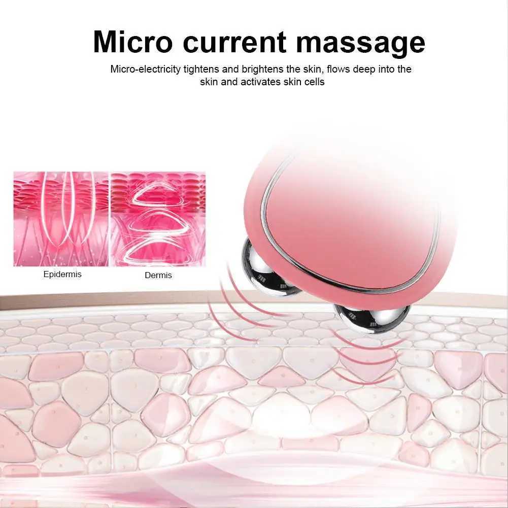 EMS Face Lifting Machine Facial Massager Microcurrent Roller Skin Tightening Rejuvenation Beauty Charging Facial Anti Wrinkle CL240825