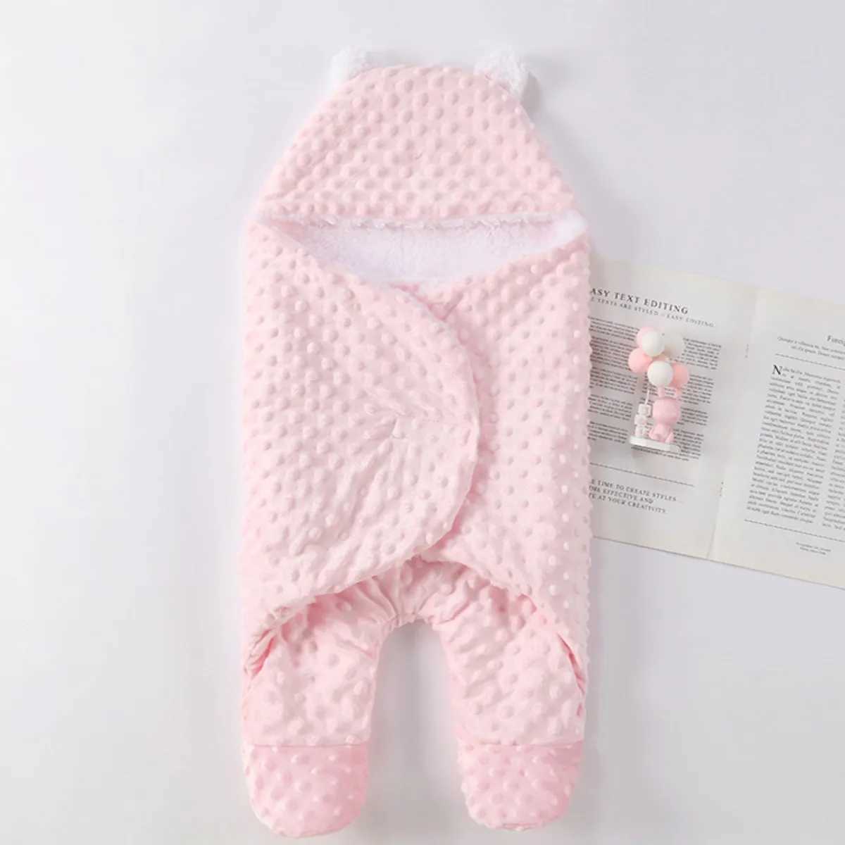 Comfortable Newborn Keep Warm Soothing scarf baby swaddle sleeping bag blanket M240824