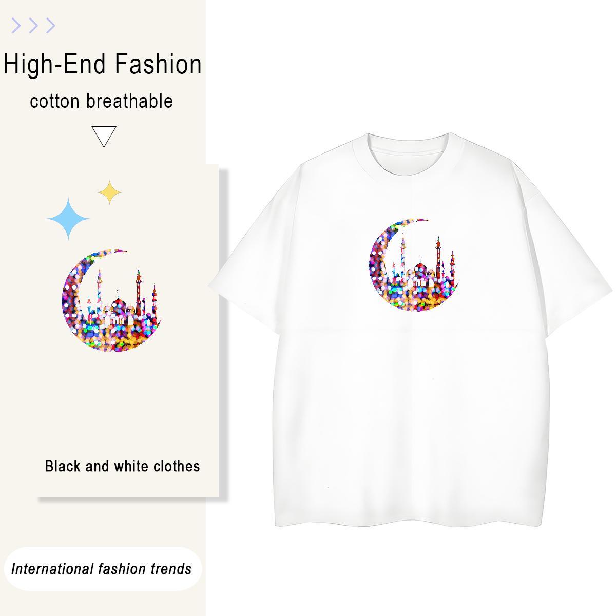 Free Shipping Tshirt for Man Woman 100% Cotton 230g painting High Street Hip Hop T-Shirts for Women Short sleeve Soft Cartoon Printing L-4XL Tops Tees