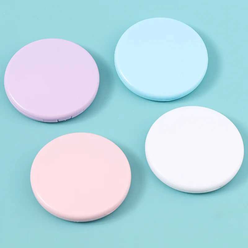 1pc Portable Round Pocket Folding Makeup Mirrors for Girls Women Mini Pocket Vanity Mirror Styling Wholesale 4 ColorsXJ241213