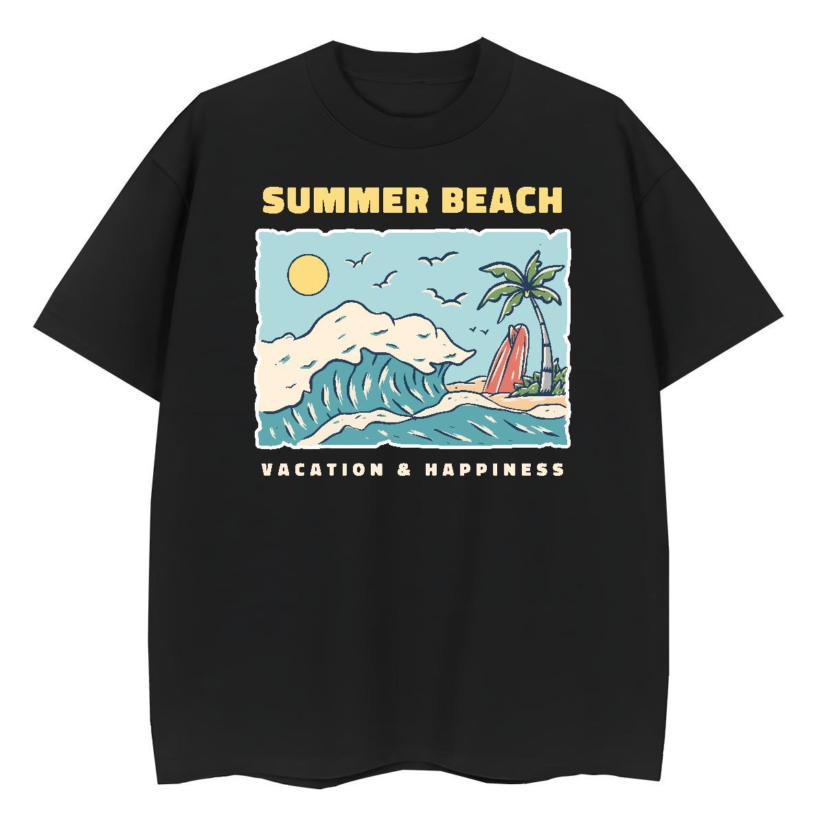2024 Men Clothes T-Shirt tree Anime Printing Street 230g Cotton Tops Tees Breathable Soft Unisex Mens T Shirts Graphic