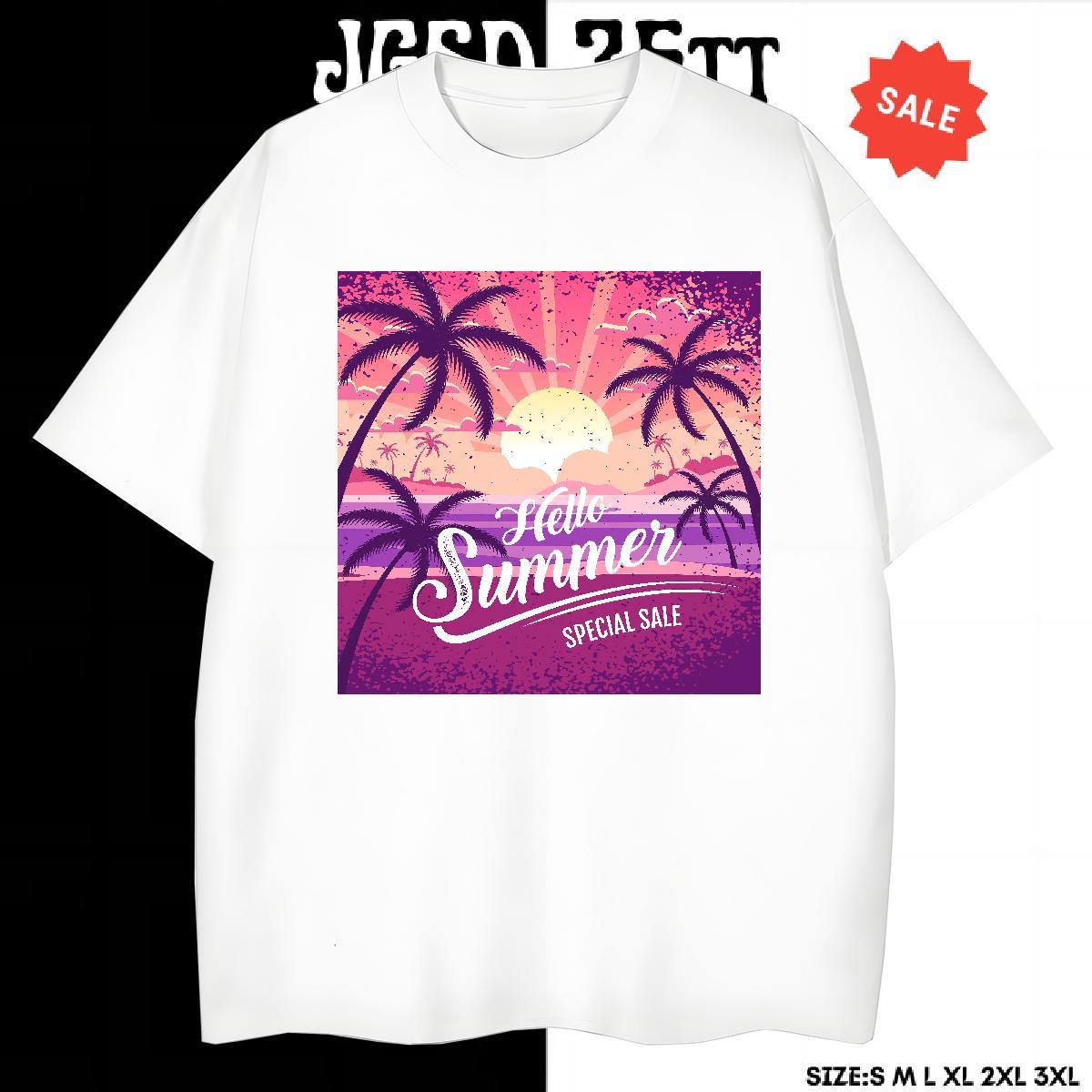 High Quality Men T Shirts 230g Cotton pink sky Street Black Oversized Breathable Soft Couples T Shirts New Designer Tees Shirts