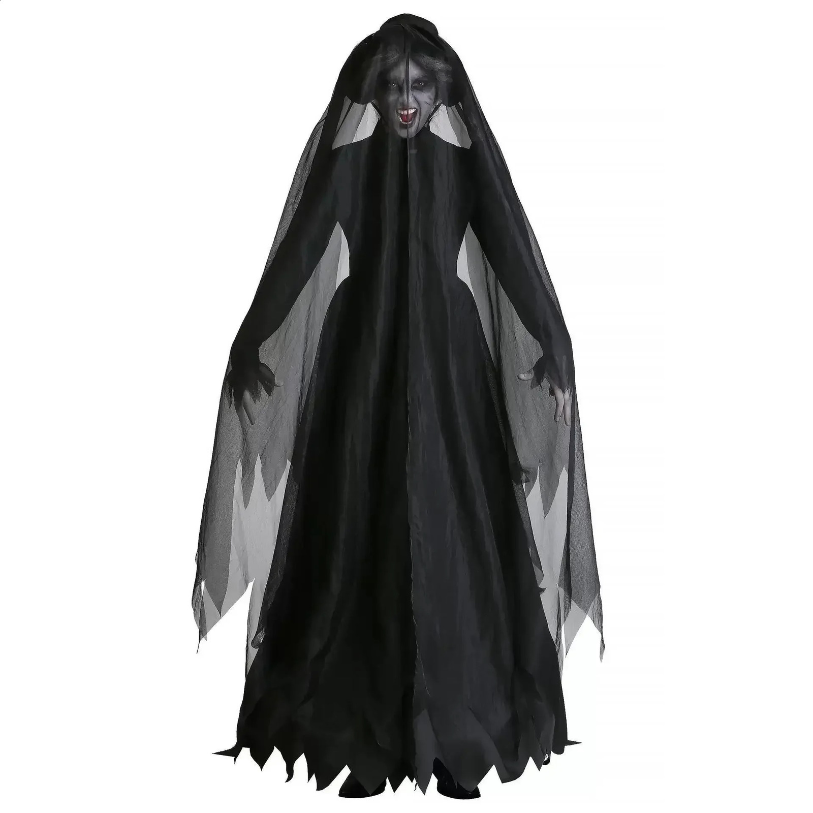 Horror demon costume ghost bride witch roleplaying performance game Halloween 240823