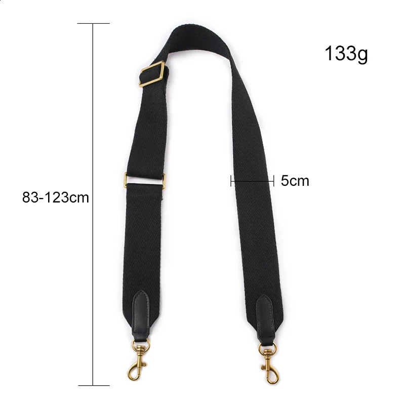 3 Adjustable Black Straps Canvas Brown Shoulder Handbag Accessories Bag Strap for Crossbody 240824 4