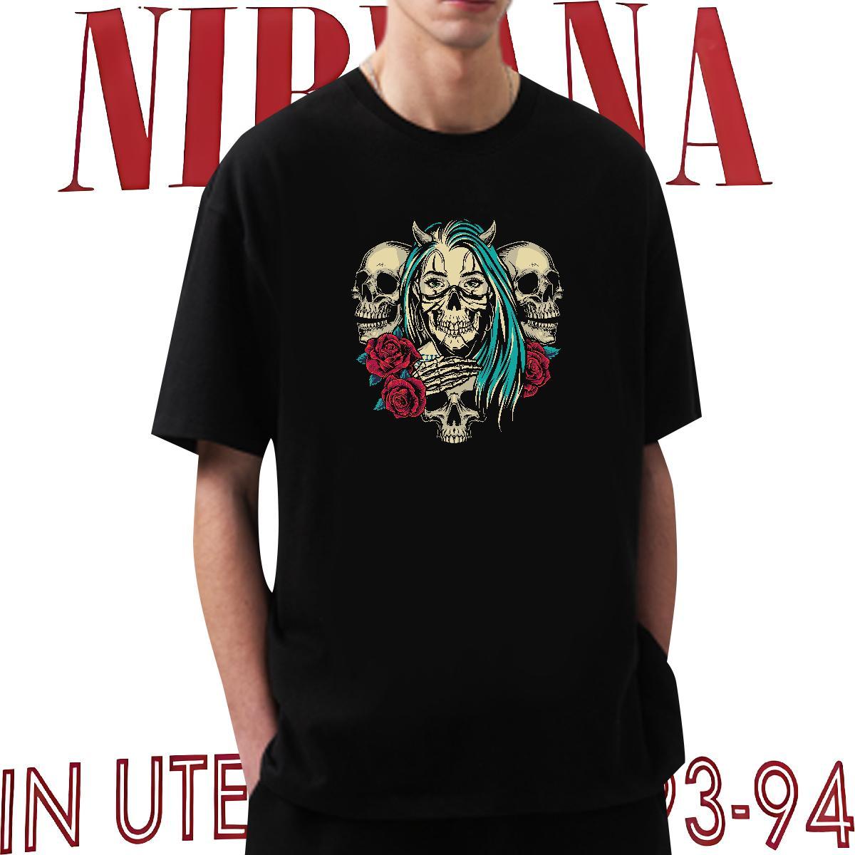 TOP Quality T Shirts Men 230g Pure Cotton skull Daily Wear DIY Breathable Short Sleeve Mens Tshirts DIY Customized Tops