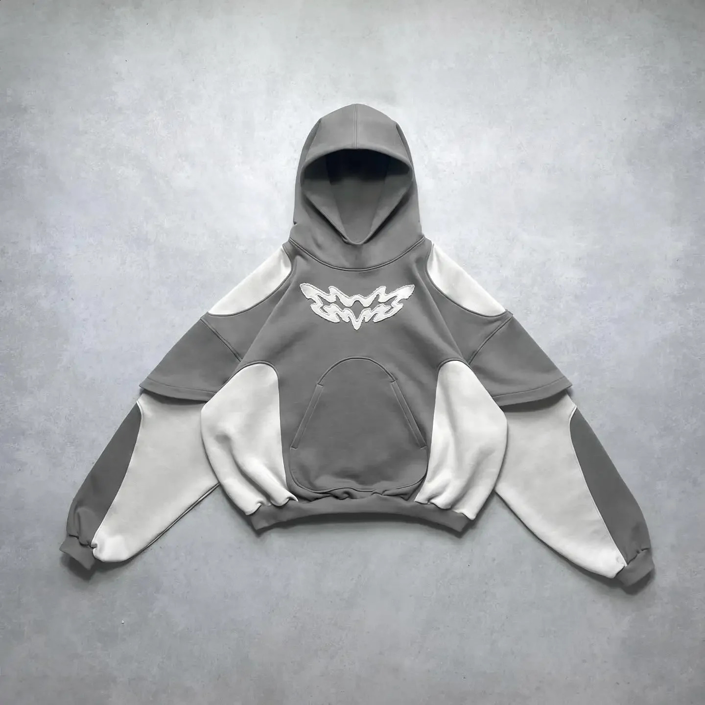 Street Space Walk Hoodie Mens High Quality Gothic Retro Super Large Hoodie Y2K Harajuku Embroidered Casual Top 240823