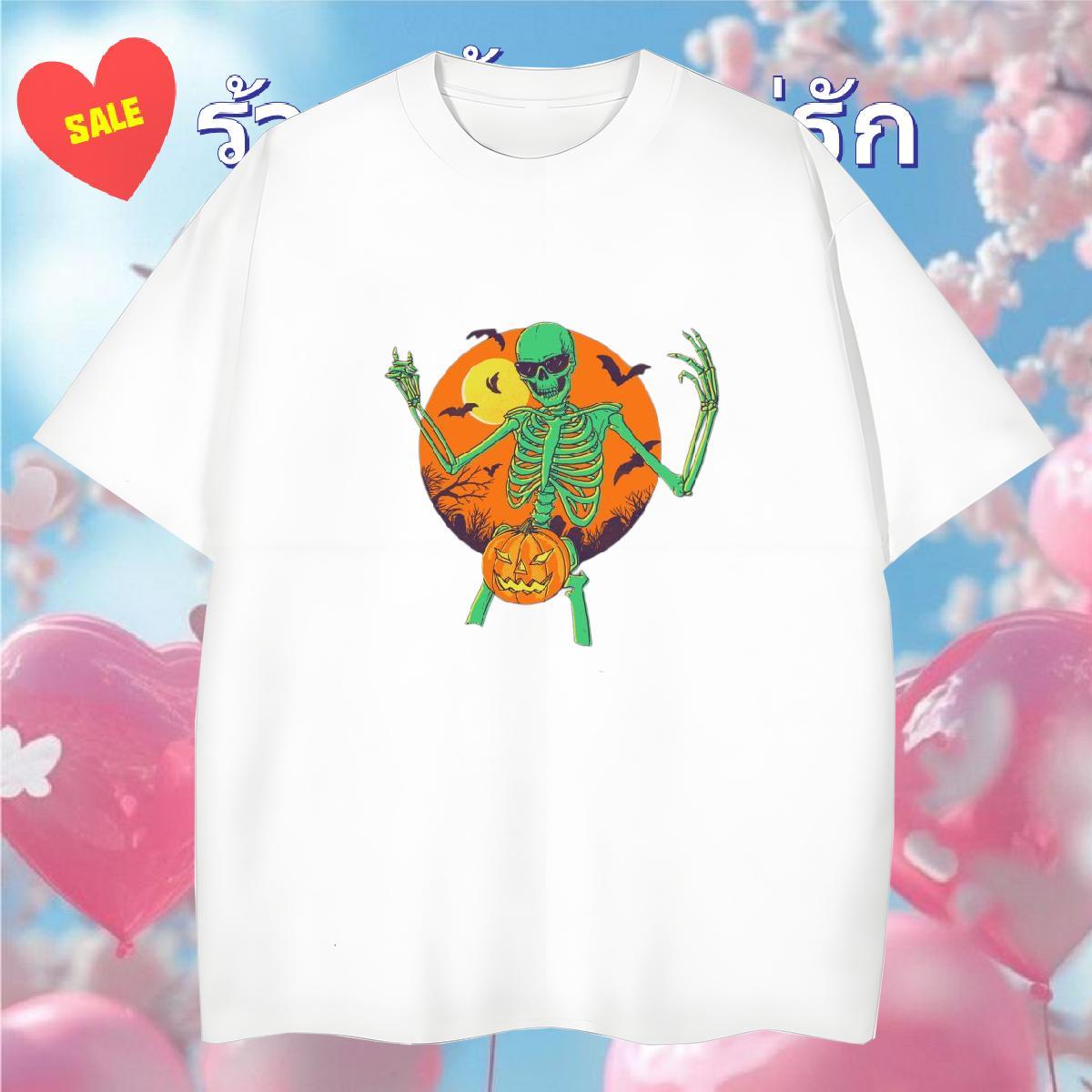 High Quality Mens T Shirts 230g 100% Cotton skull Outdoor Customized Crew Neck Couples T Shirts Free Shipping Top Tees