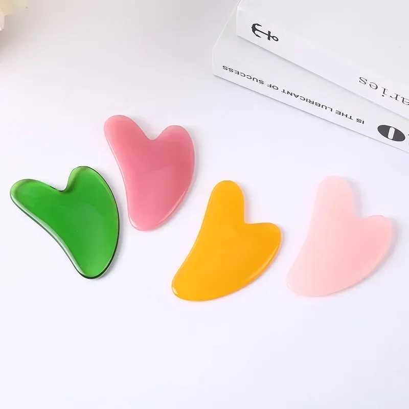 1 Piece of Facial Natural Jade Scraping Board Neck Arm Massage SPA for Women or Men Beauty Skin Care Health Tools CL240824