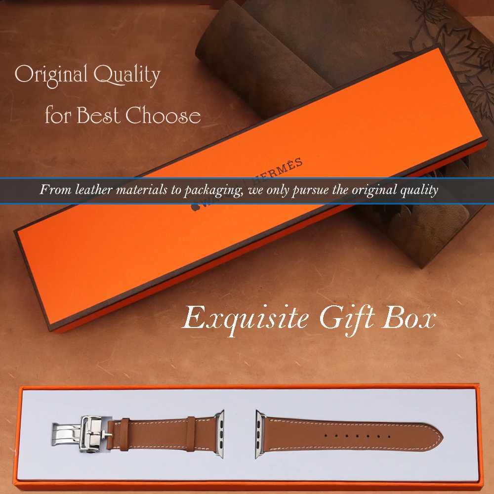 Suitable for genuine leather Correa Apple Watch strap 9 8 7 6 5 4 3 2 1 SE bracelet Apple Watch 49 45 44 42 41 40 38mm W240824