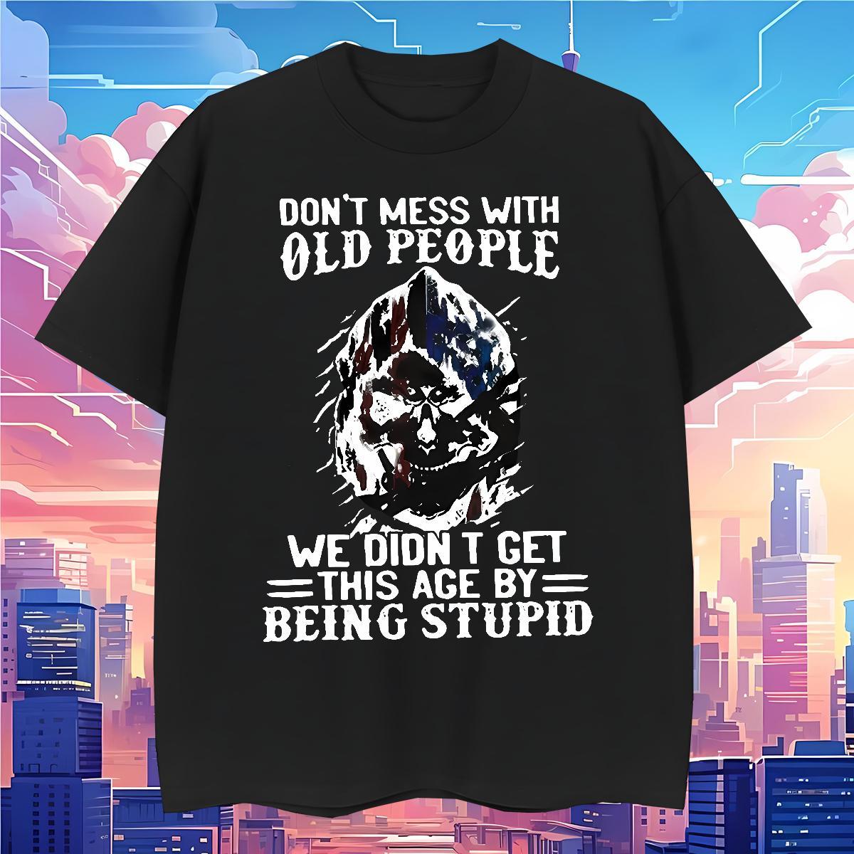 Loose Fit Mens T Shirts 230g Pure Cotton skull Daily Outfit Customized Print Breathable Short Sleeve Men Tshirts Designer Fashion Wear