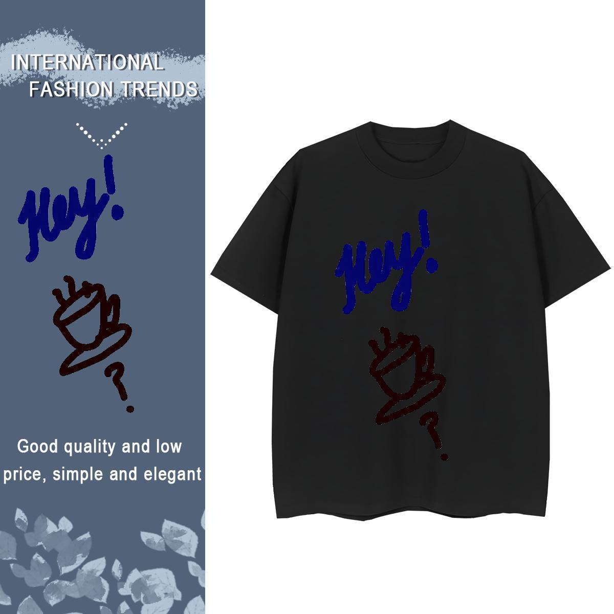Designer Nice Couples T Shirts 230g Pure Cotton letter Sport T Shirt For Woman Short sleeve Soft White Plus Size Tees