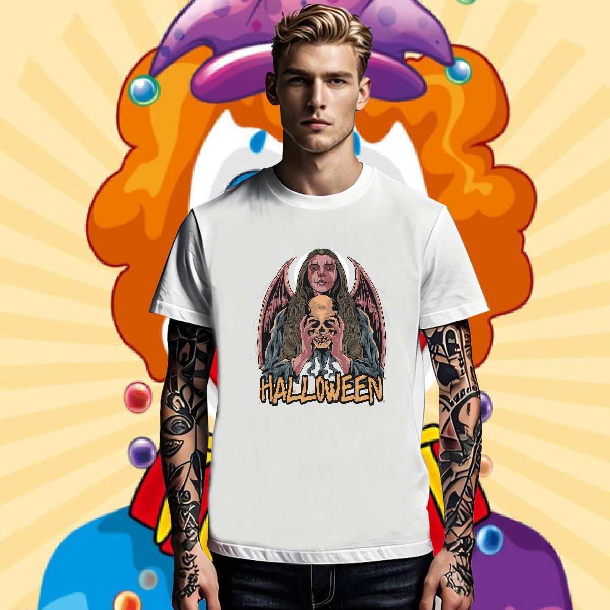Fashion Designer Mens Tshirts skull Beach 230g 100% Cotton Tees Crew Neck Breathable Soft T Shirts Men Cartoon Printing L-4XL