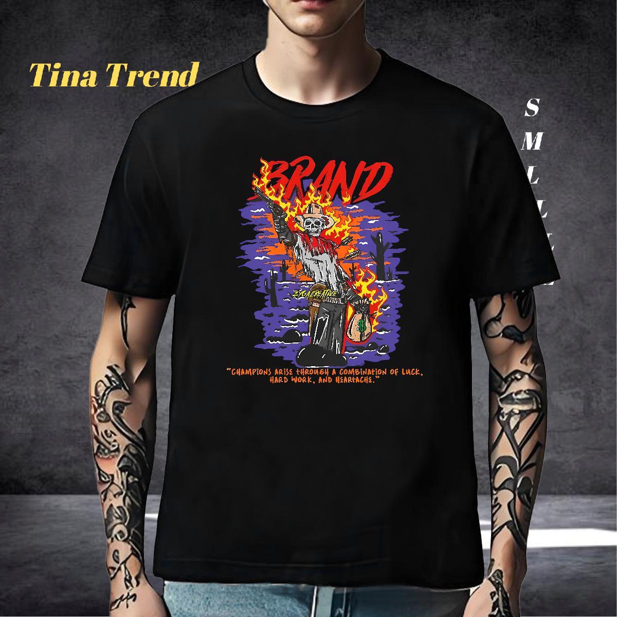 Free Shipping Mens T Shirts 100% Cotton 230g skull Street Casual Plus Size Cartoon Crew Neck Men Tees Brand Tee Shirt