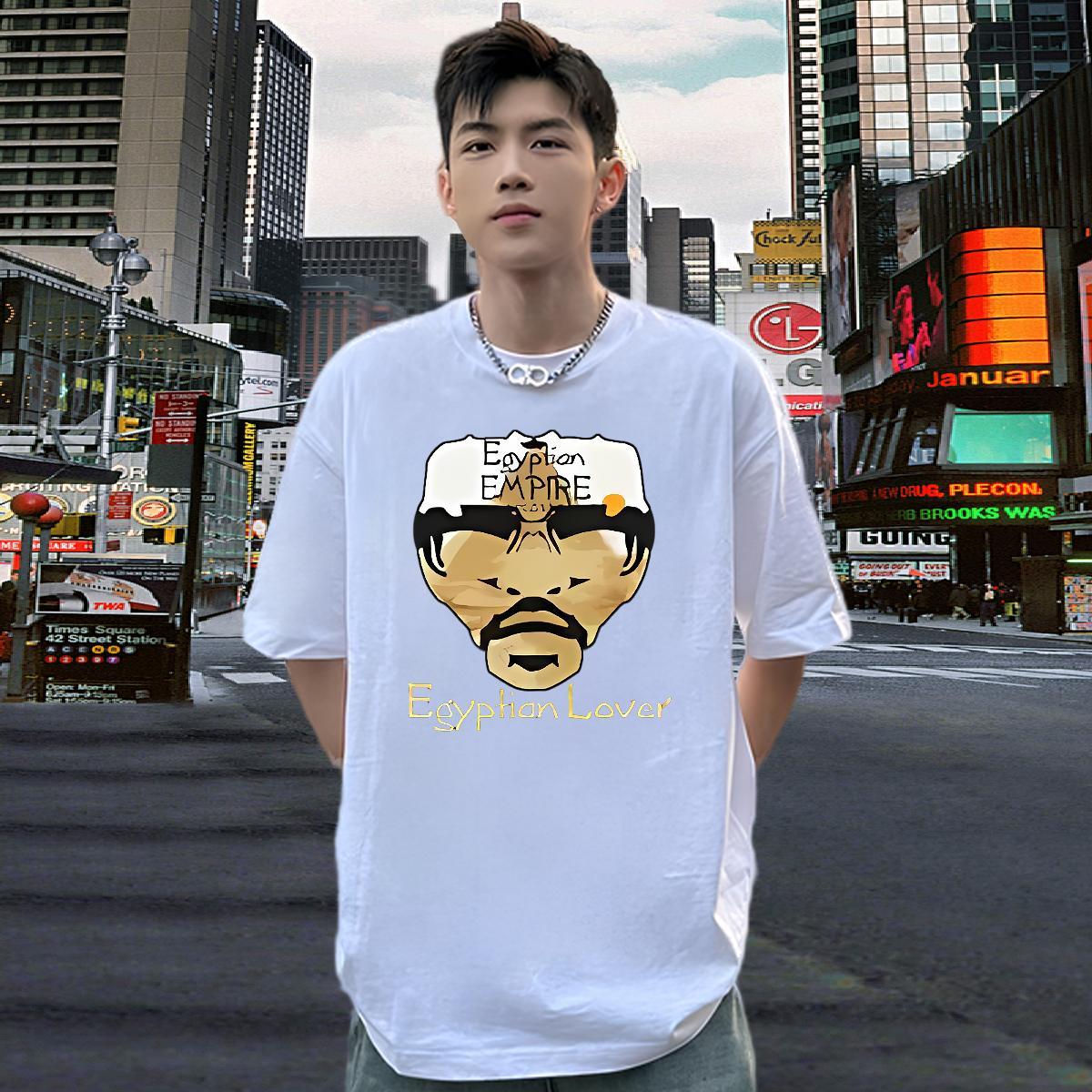 Designer T-Shirts for Men 230g Pure Cotton letter Daily Outfit Floral Print Breathable Soft Couples T Shirts New Designer Tops