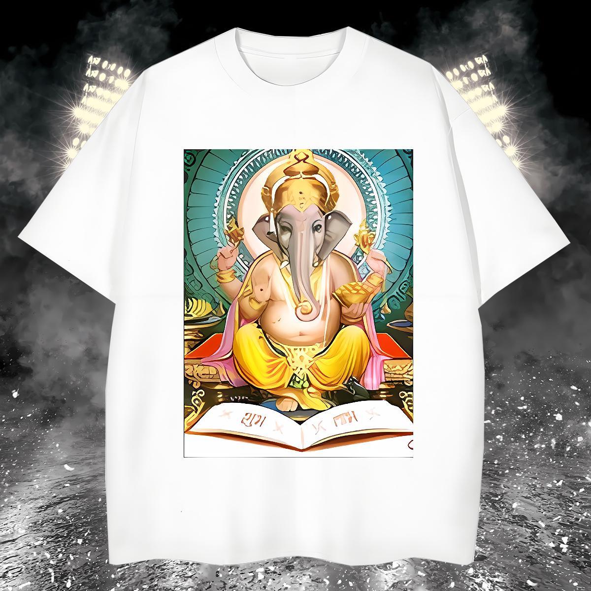 TOP Quality T-Shirts 230g 100% Cotton elephant Home Outdoor DIY Printed Breathable Men Clothes T-Shirt Designer Fashion Tops Shirt