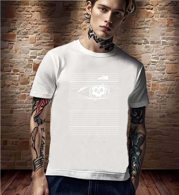 Unisex Man T Shirts 230g Pure Cotton skull Street White Plus Size O-Neck Short Sleeve Couples T Shirts Fashion Designer Polos