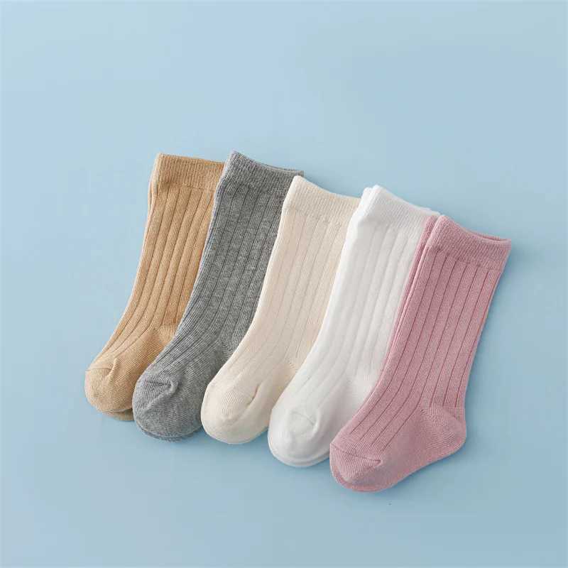 Lawadka Kids Boy Girl Socks Cotton Striped Soft Baby Knee Long Childrens Socks School Sport Casual Baby Sock For Boys Girl 0-5Y CL240824