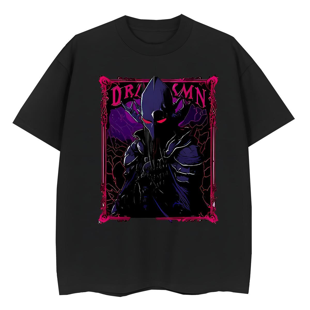 Unisex Women Tees 230g Cotton scare Hip Hop Street Women T Shirts Breathable Crew Neck Floral Print Tops Tees