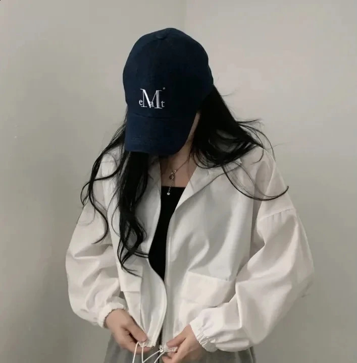 Spring Outerwear Female Casual Loose All-match Bomber Jacket Women Vintage Baseball Coat Lady Korean Fashion Zipper Short Jacket 240823
