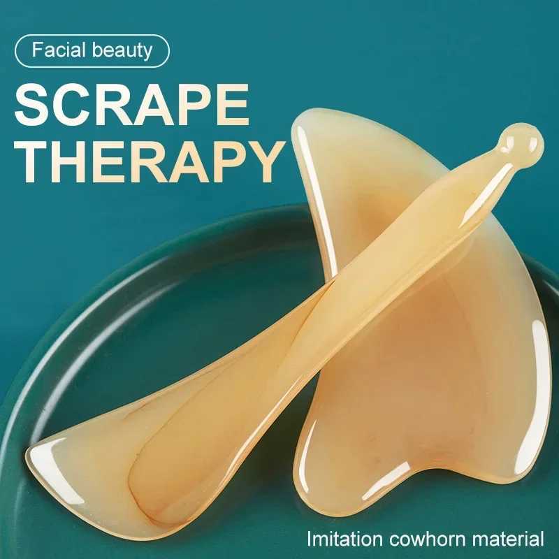 Facial Massager Face Scraping Gua Sha Board Resin Face Massage Roller for Neck Eye Promote Blood Circulation Skin Care Tools CL240824