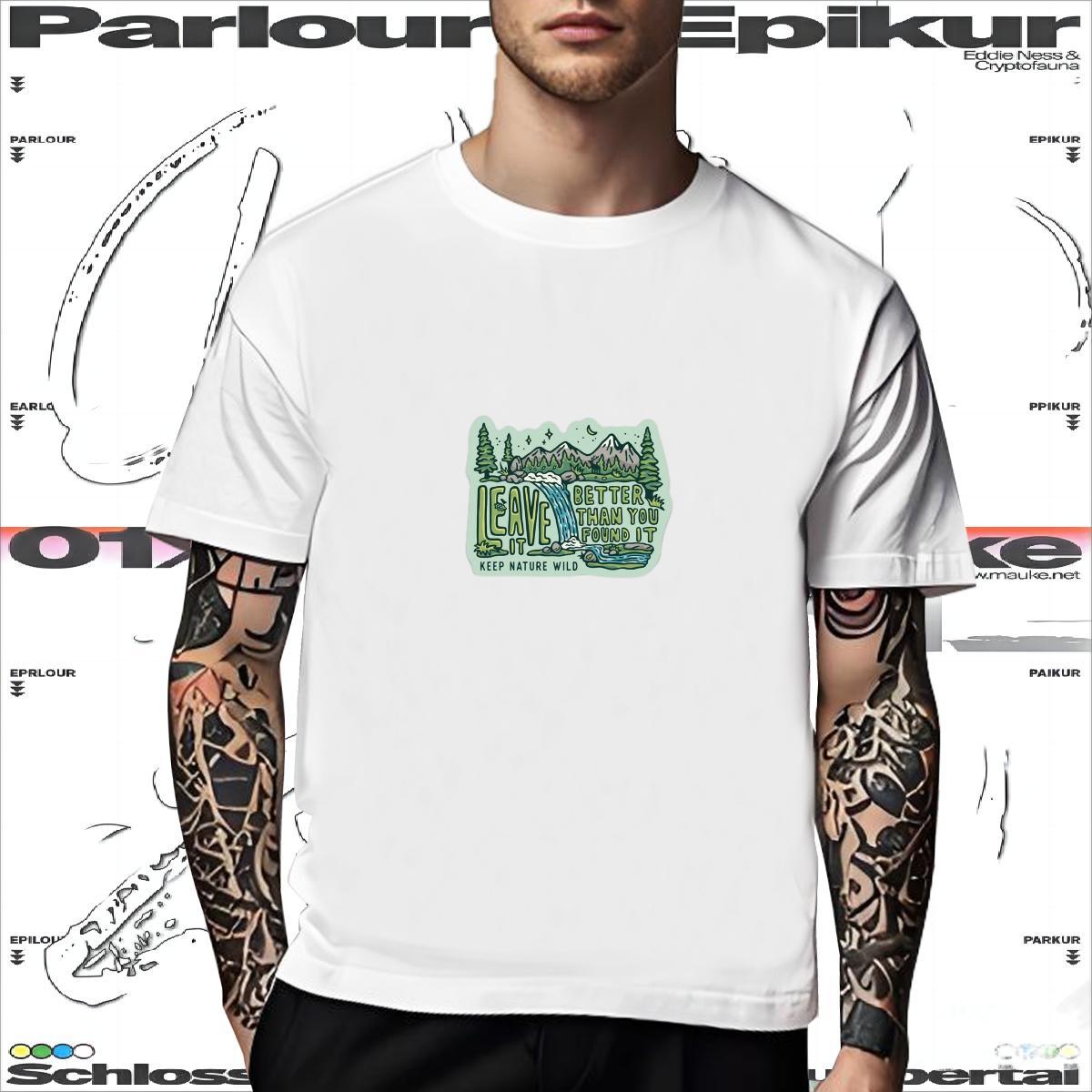 Loose Fit T Shirt For Man 230g Cotton mountains Beach DIY Logo Oversized Short Sleeve Soft Couples T Shirts 2024 Summer Tshirts