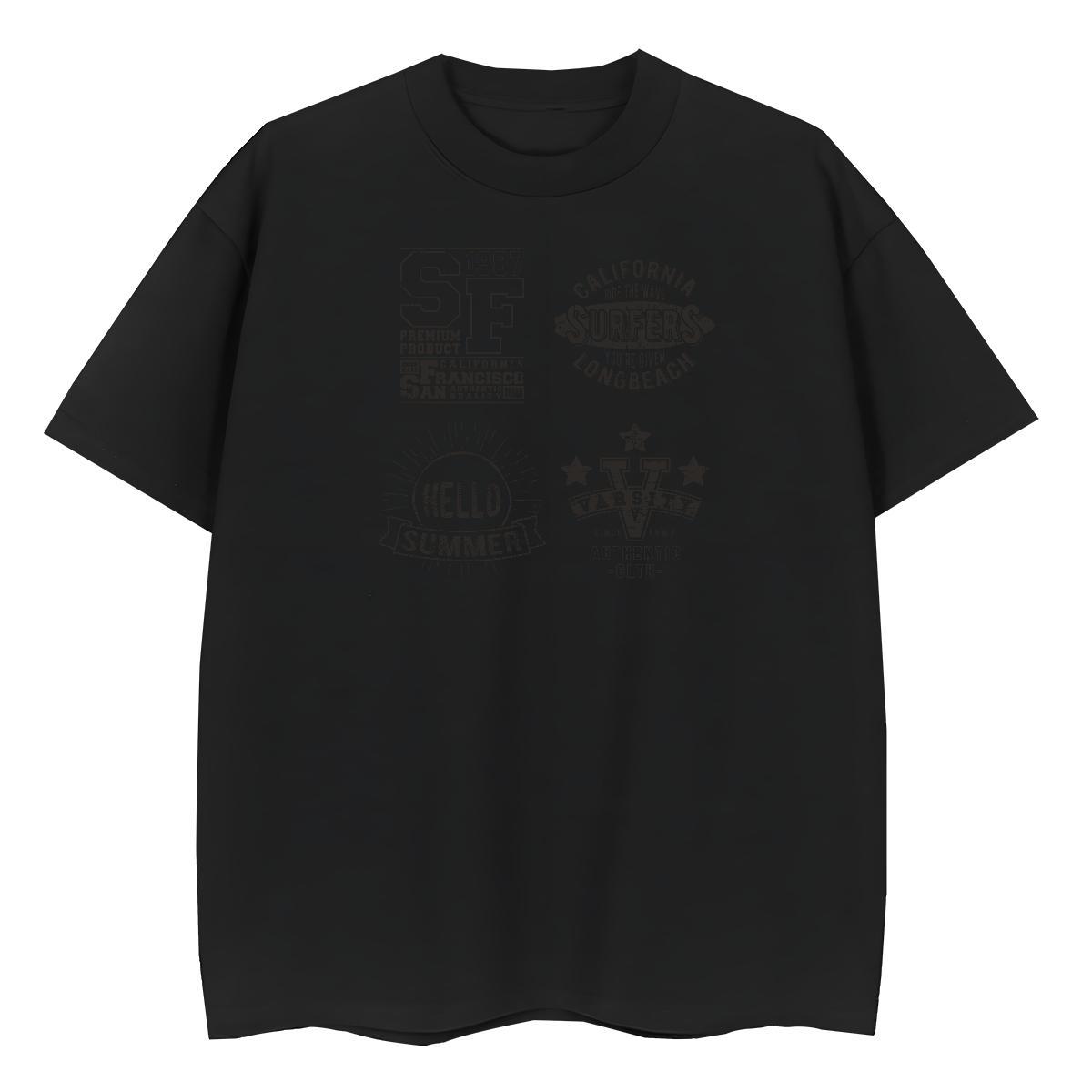 Designer Nice Womens Tshirts 100% Cotton 230g letter Casual Daily Wear Women T Shirts O Neck Short Sleeves Black White Clothes