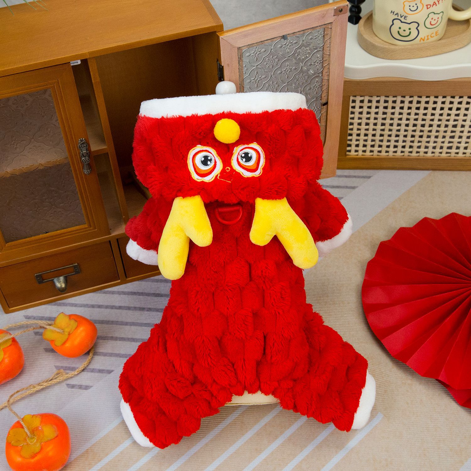 Autumn and Winter Dog Clothes Pet Clothing Double-sided Cat Small Dragon Veet Coat