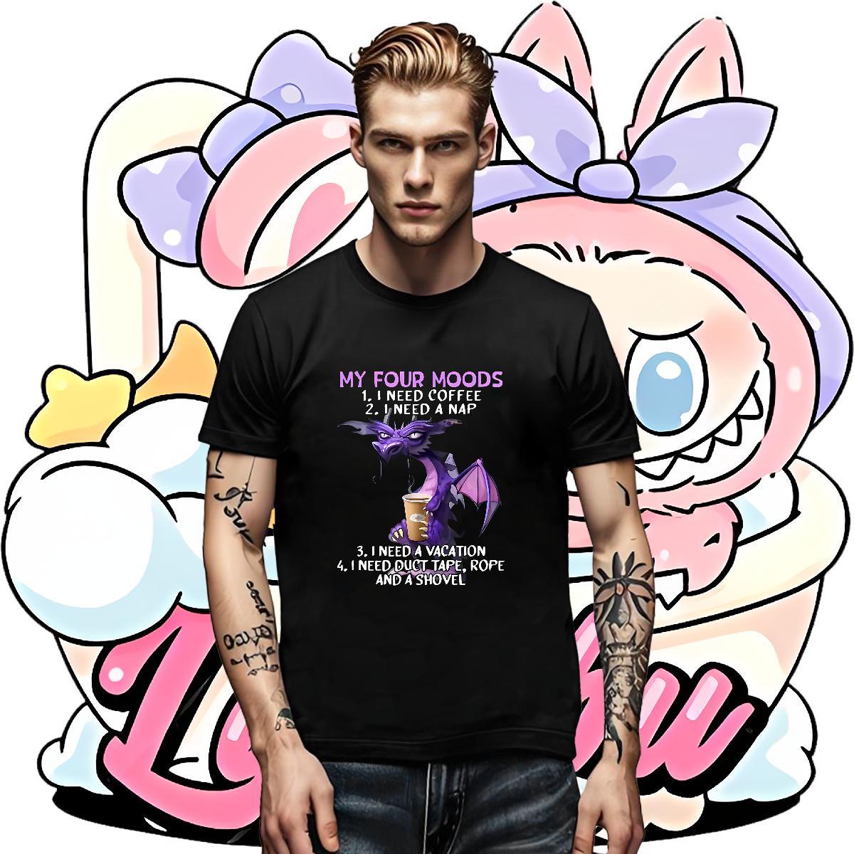 Designer Fashion Men Tees dinosaur Casual 230g 100% Cotton Wear Crew Neck Breathable Loose Man T Shirts Custom Big Size