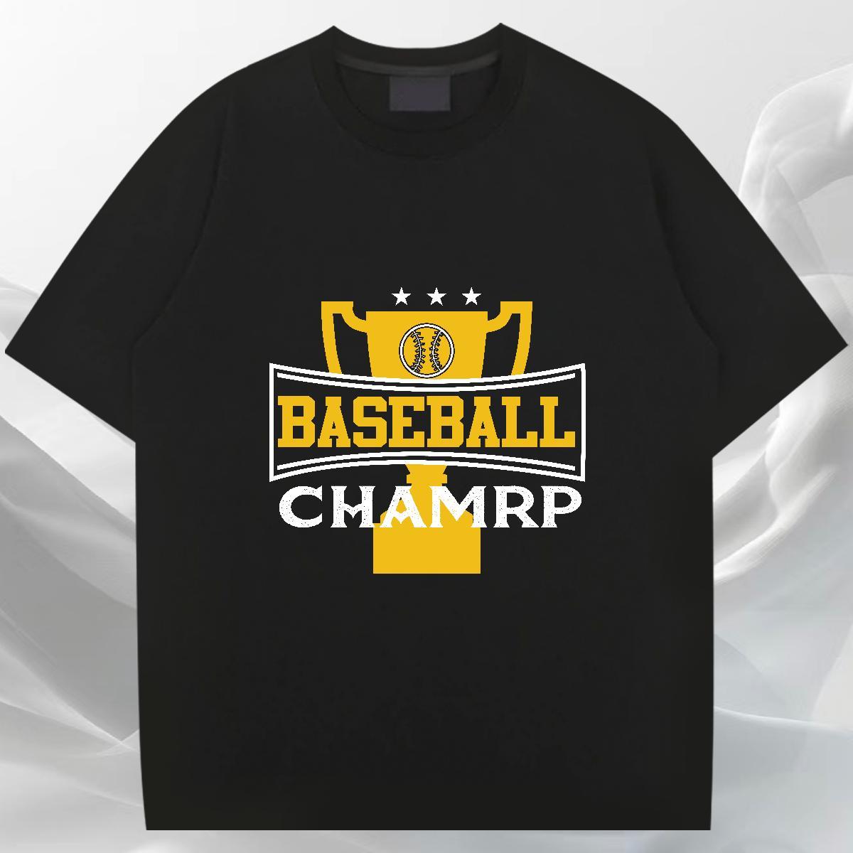 TOP Quality T shirt 230g 100% Cotton baseball Sports Casual DIY O-Neck Short Sleeve Tshirts Factory Direct Clothes
