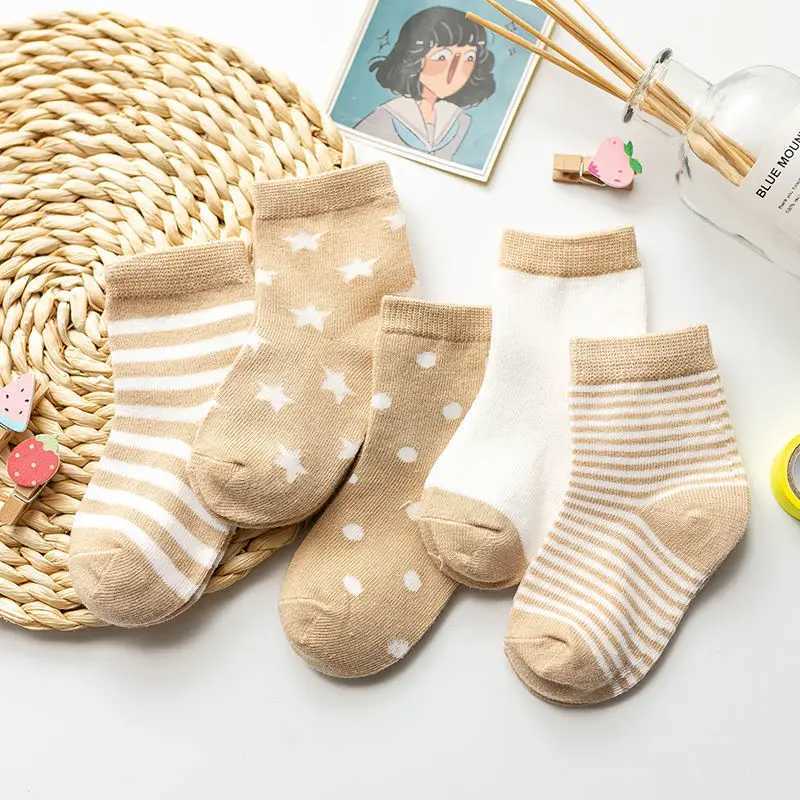5Pairs Childrens Socks Summer Cotton Cartoon Animal Baby Socks Carrot Girls Mesh Cute Newborn Boy Toddler Kids Socks CL240824