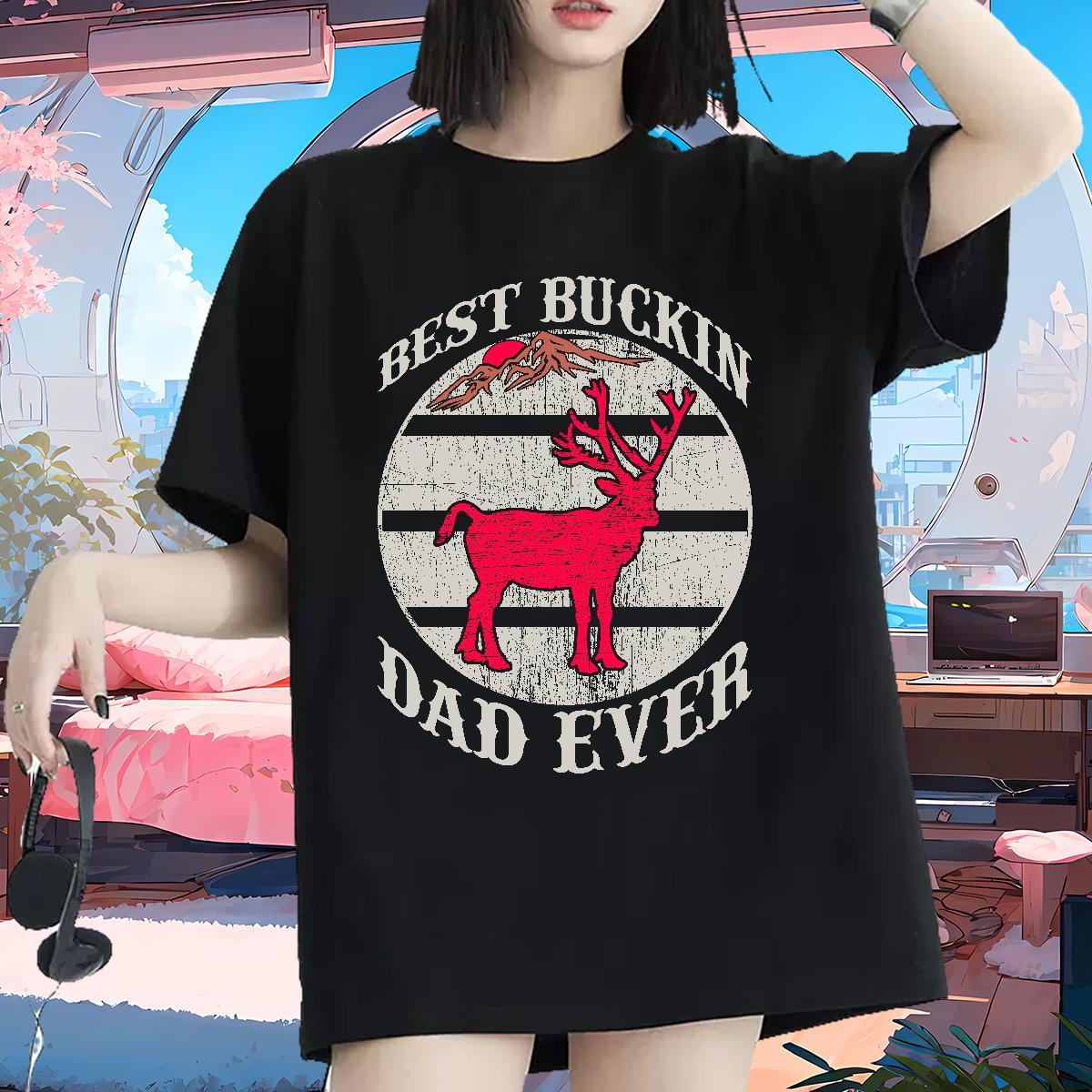 Lady Couples T Shirts 230g 100% Cotton deer Casual Beach T Shirts Women Comfortable Cartoon Anime Clothes