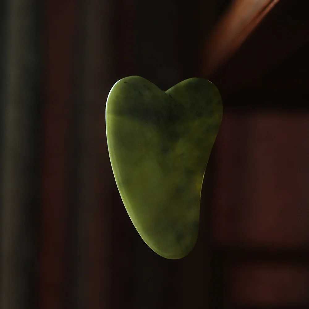 1PC Natural Jade Stone Gua Sha Board Massage Guasha Scraper Plate Face Beauty Health Massager Tools For Face Neck Back Skincare CL240824