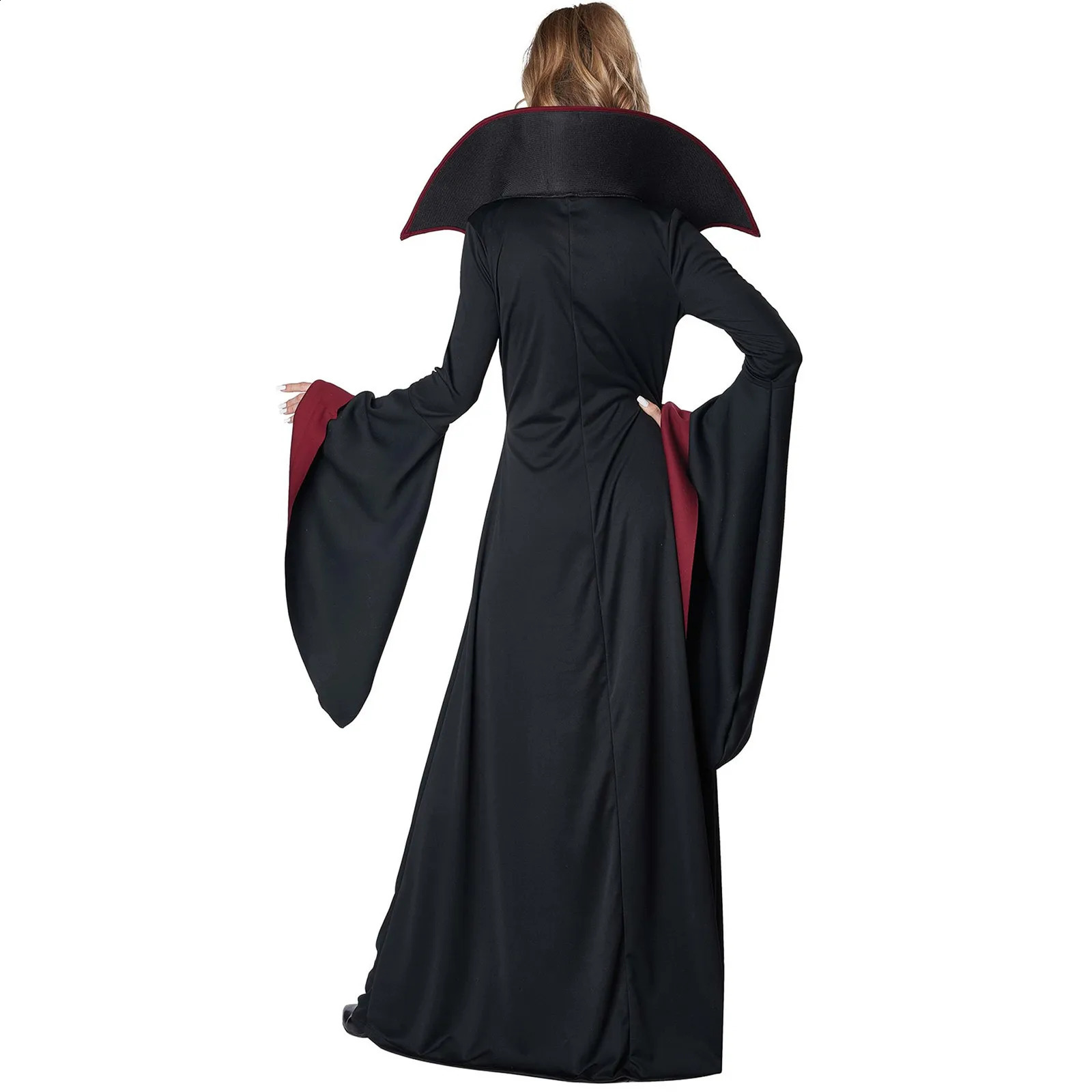 Halloween costume adult female queen dress witch Easter demon bride death roleplaying retro court 240823