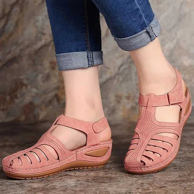 New Arrival Women Sandals Bohemian Style Summer Shoes For Women Summer Sandals With Heels Gladiator Sandals Women Elegant Wedges Shoes T250217