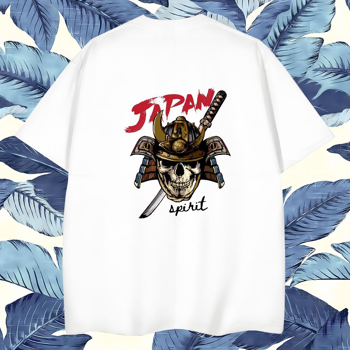Designer T shirt 230g 100% Cotton skull Spring Summer Plus Size Custom Round Neck Short Sleeve Tshirts Classic Casual Top Tees