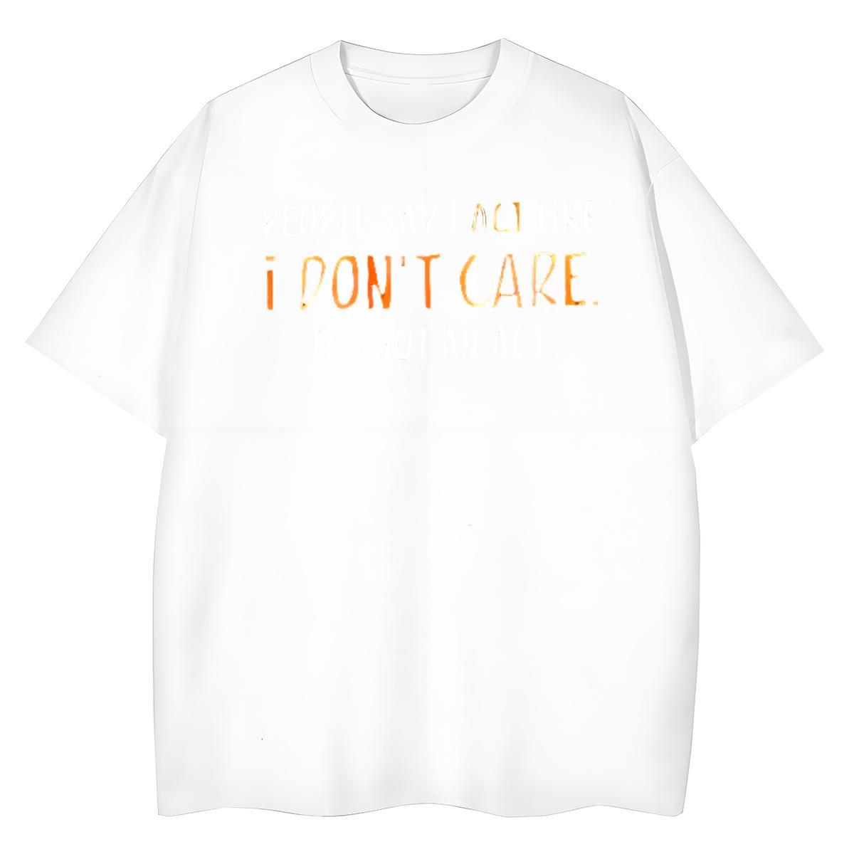 Loose Unisex Tshirts 100% Cotton 230g letter Sports Casual T Shirts Women Breathable Soft Oversized Tee Shirt